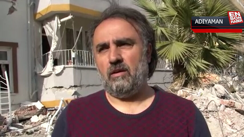 Depremde alt katı çöken binaya girip anne ve ablasını kurtardı