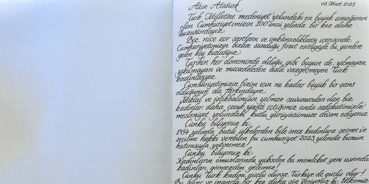Fotoğraftaki el yazısı Meral Akşener’e mi ait?