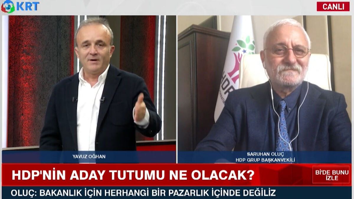 HDP’li Saruhan Oluç: Savunma Bakanlığı’nı bize verseler de almayız