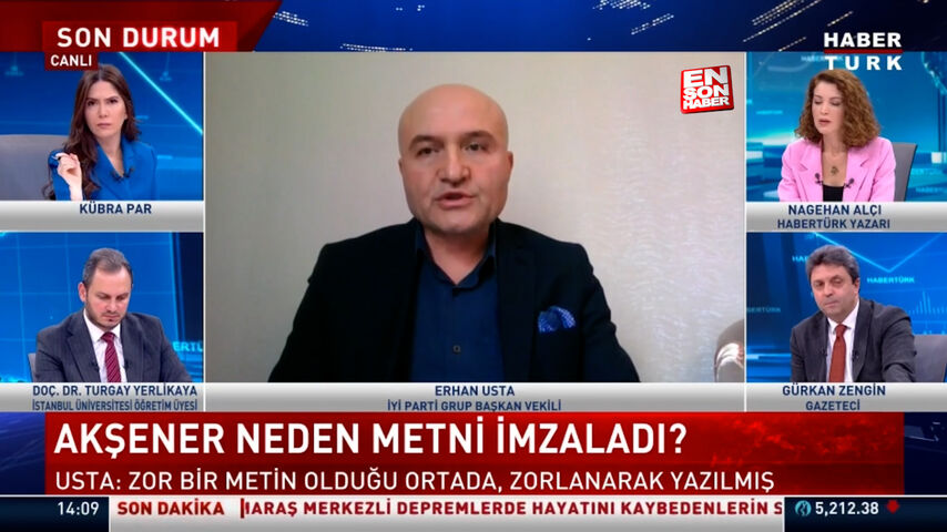 İYİ Partili Erhan Usta: Karar almadık, hala kapı açık