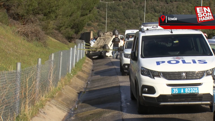İzmir’de polisten kaçan aracın kaza yapması sonucu 2 kişi öldü