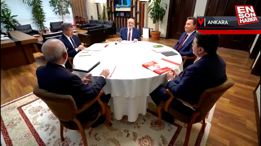 Millet İttifakı’nda yer alan 5 partinin genel başkanları bir araya geldi