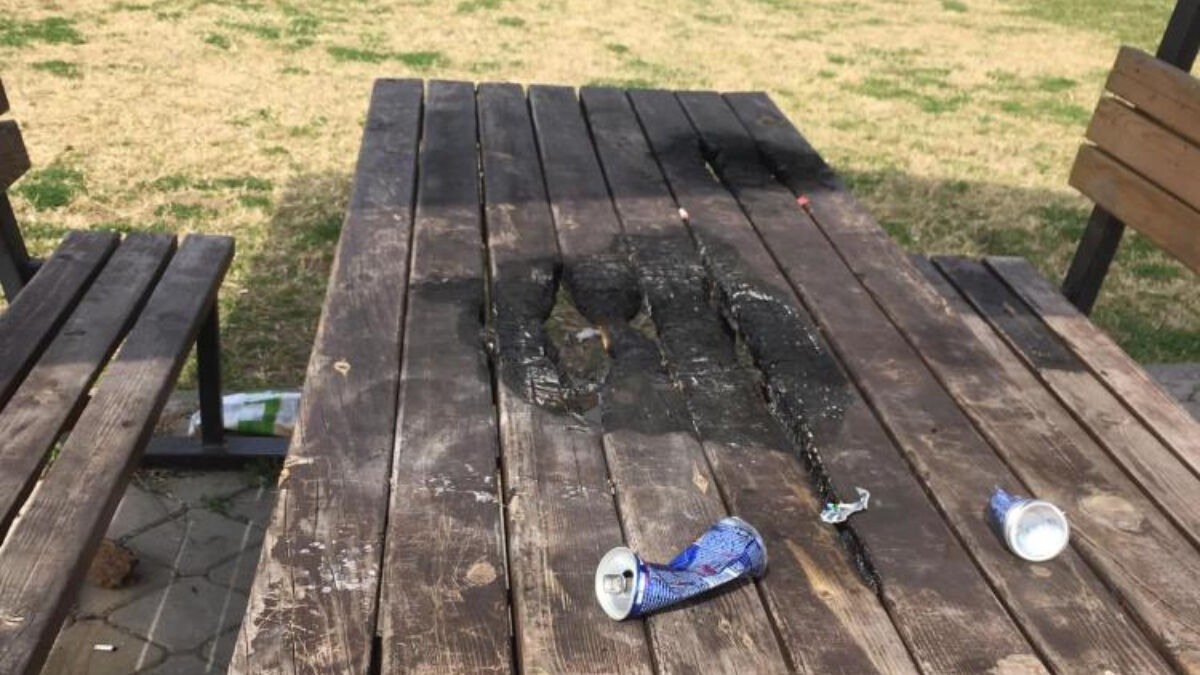 Muğla’da bank yakan şahıslar tepki çekti