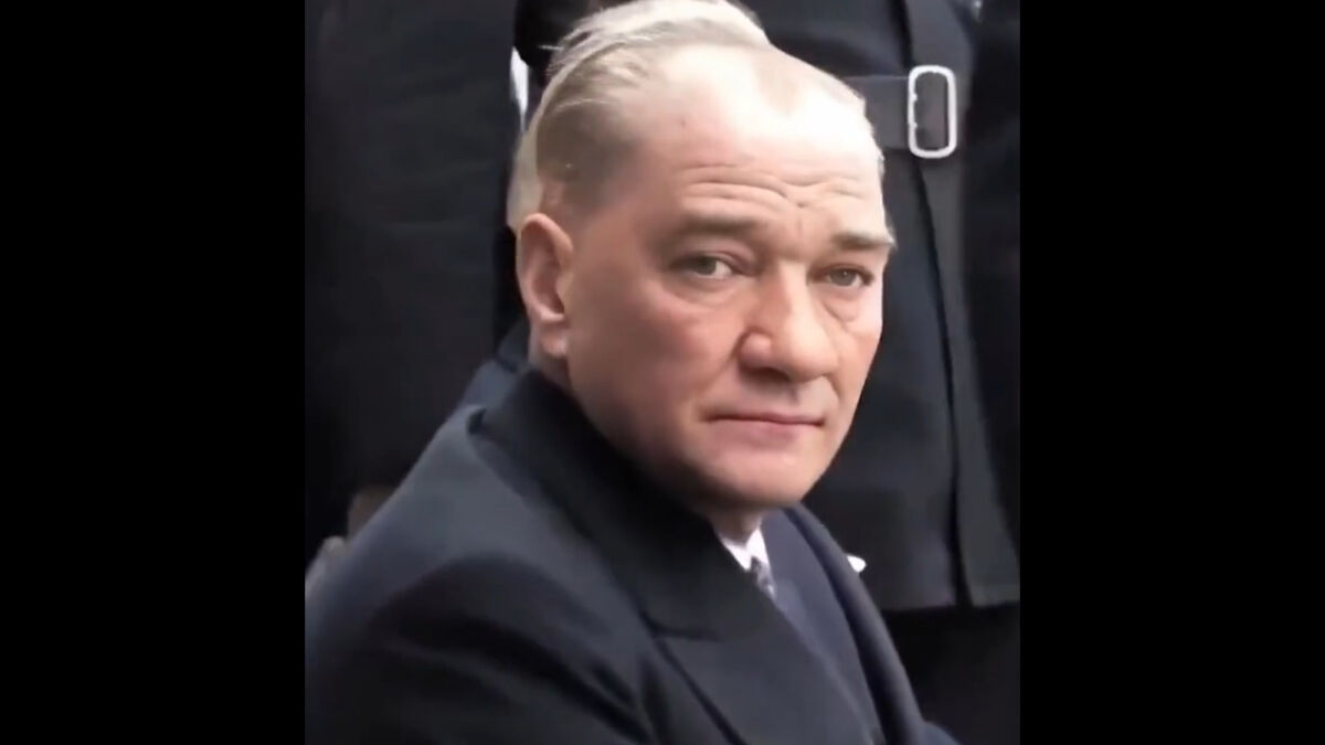 Mustafa Kemal Atatürk’ün özel bir çalışmayla 4K kalitesine yükseltilen videosu yayınlandı