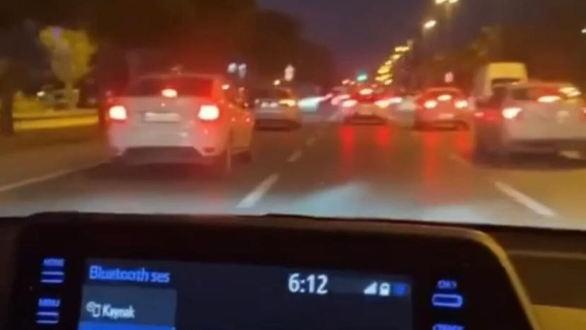 Pendik’te trafik magandası makas attı, herkesin canını hiçe saydı