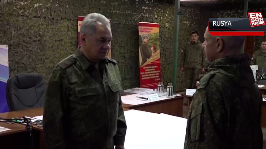 Rusya Savunma Bakanı Şoygu, Ukrayna’da savaşan Rus askerlerini denetledi