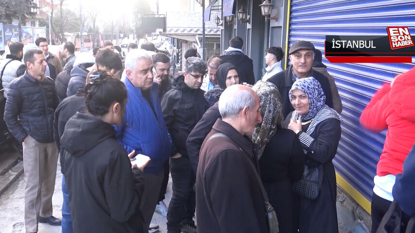 Sabiha Gökçen’de unutulan eşyalar için Avcılar’da sıraya girdiler