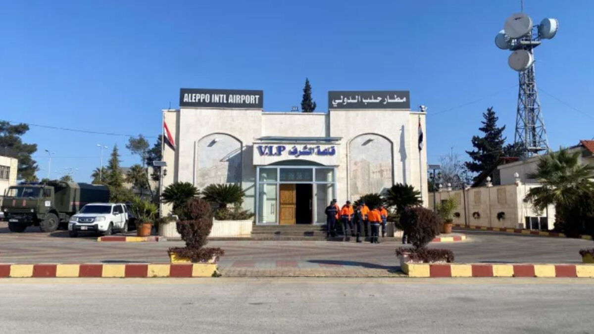 Suriye: İsrail’in vurduğu Halep Havalimanı hizmet dışı kaldı