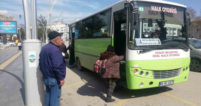 Tokat’ta depremzedelere su ve toplu taşıma ücretsiz