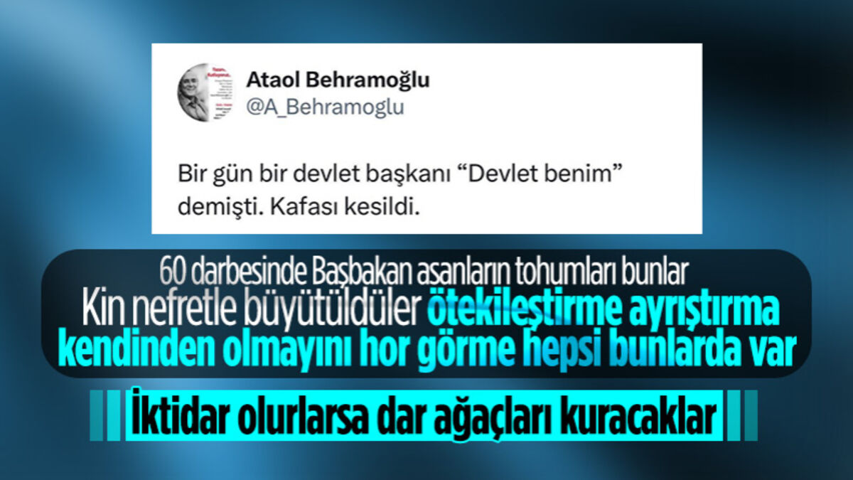 Yazar Ataol Behramoğlu’ndan devlet yöneticilerine ölüm tehdidi
