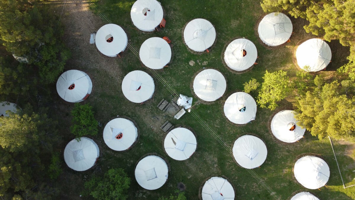 Adıyaman’da Moğolistan’dan gelen kıl çadırların kurulumu tamamlandı