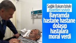 Bakan Koca’dan hastalara bayram ziyareti