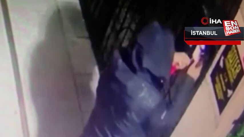 Beylikdüzü’nde hırsız apartmanın zil panelini çaldı