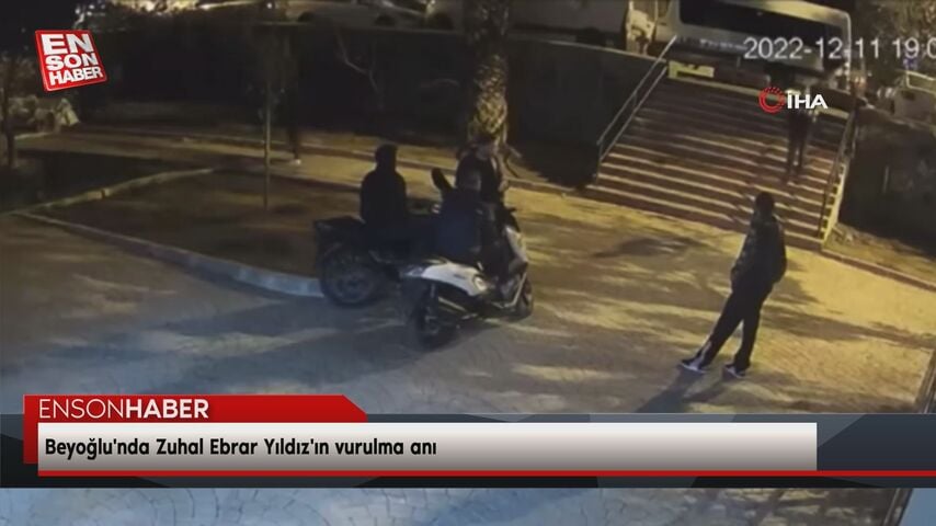 Beyoğlu’nda Zuhal Ebrar Yıldız’ın vurulma anı