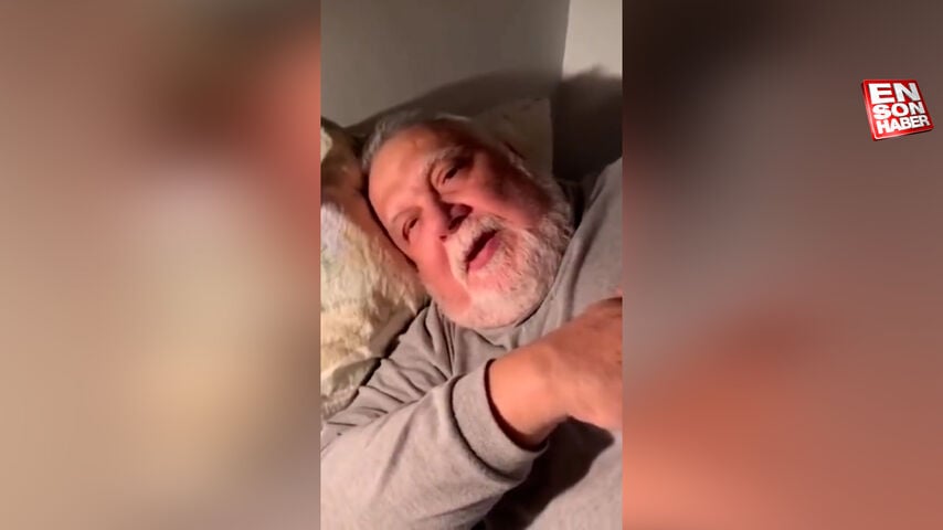 Celal Şengör, kendisini merak edenler için hasta yatağından video paylaştı