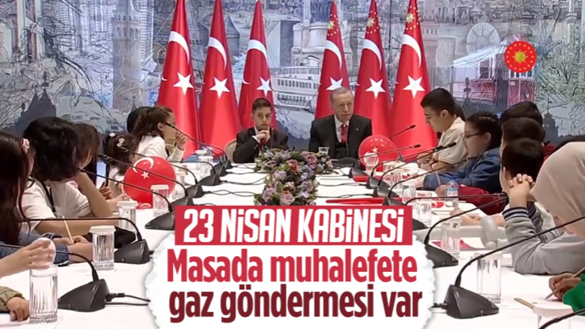 Cumhurbaşkanı Erdoğan, depremzede çocuklarla bir araya geldi