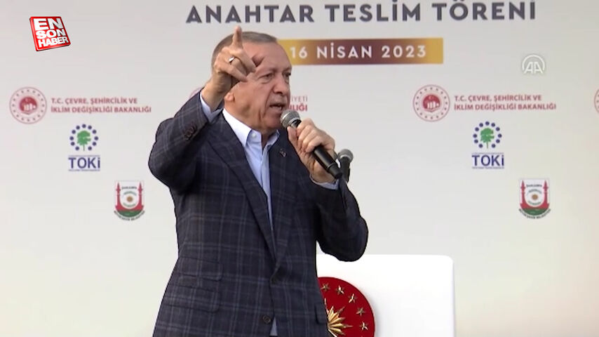 Cumhurbaşkanı Erdoğan Şanlıurfa’da coşkulu kalabalığa seslendi