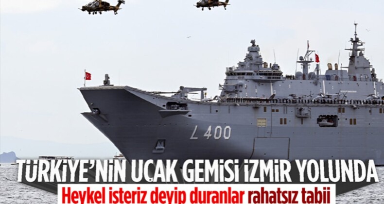 Cumhurbaşkanı Erdoğan: TCG Anadolu gemimizi İzmir’e uğurlayacağız