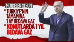 Cumhurbaşkanı Erdoğan’dan doğalgaz müjdesi