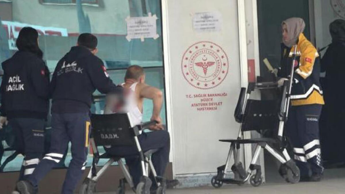 Düzce’de dini nikahlı eşini bıçakladı