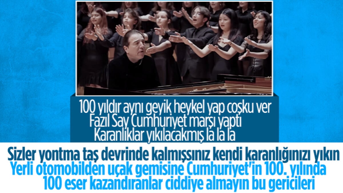 Fazıl Say, Cumhuriyet’in 100. yılı için marş besteledi