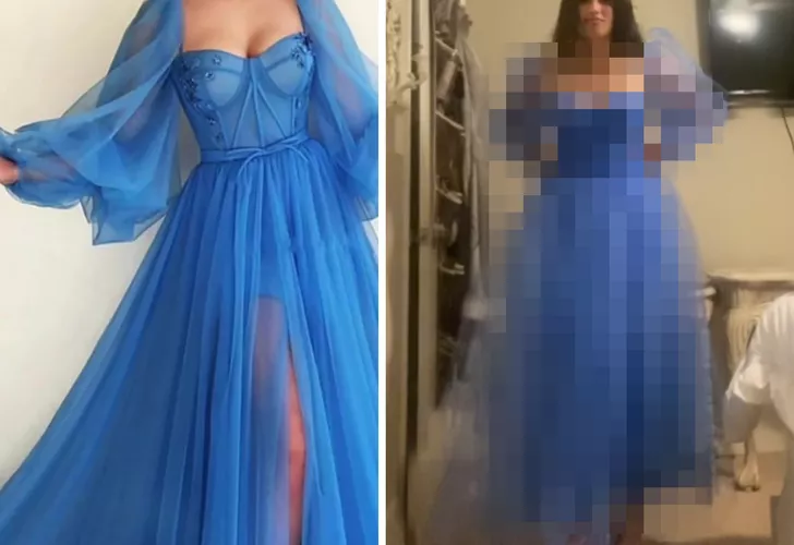 İnternetten aldığı elbise eve gelince yaşadığı şoku paylaştı! Hiç böyle beklemiyordu