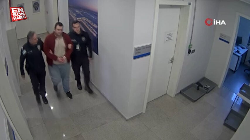 İstanbul Havalimanı’nda annesini yolcu eden suç makinesi yakalandı