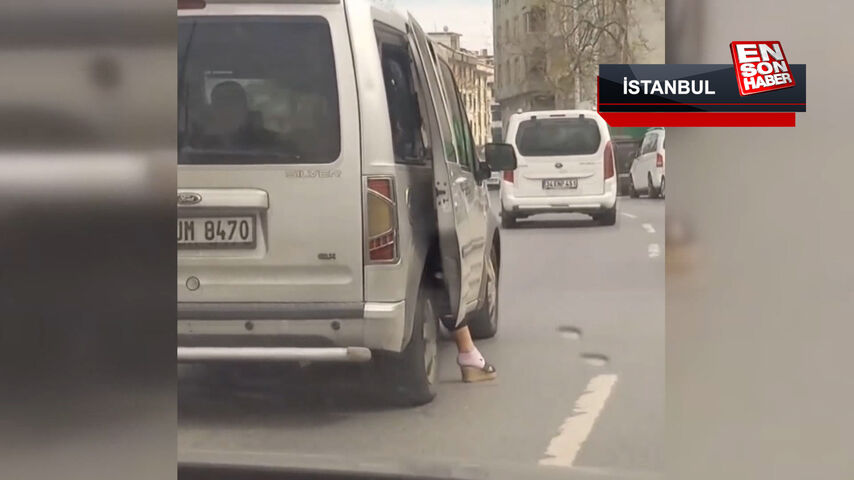 İstanbul trafiğinde ilginç görüntüler