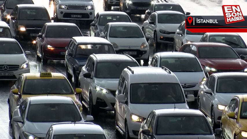 İstanbul’da trafiğinde bayram yoğunluğu