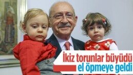 Kemal Kılıçdaroğlu’na torunları sürpriz yaptı