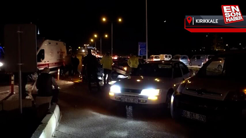 Kırıkkale’de zincirleme trafik kazası