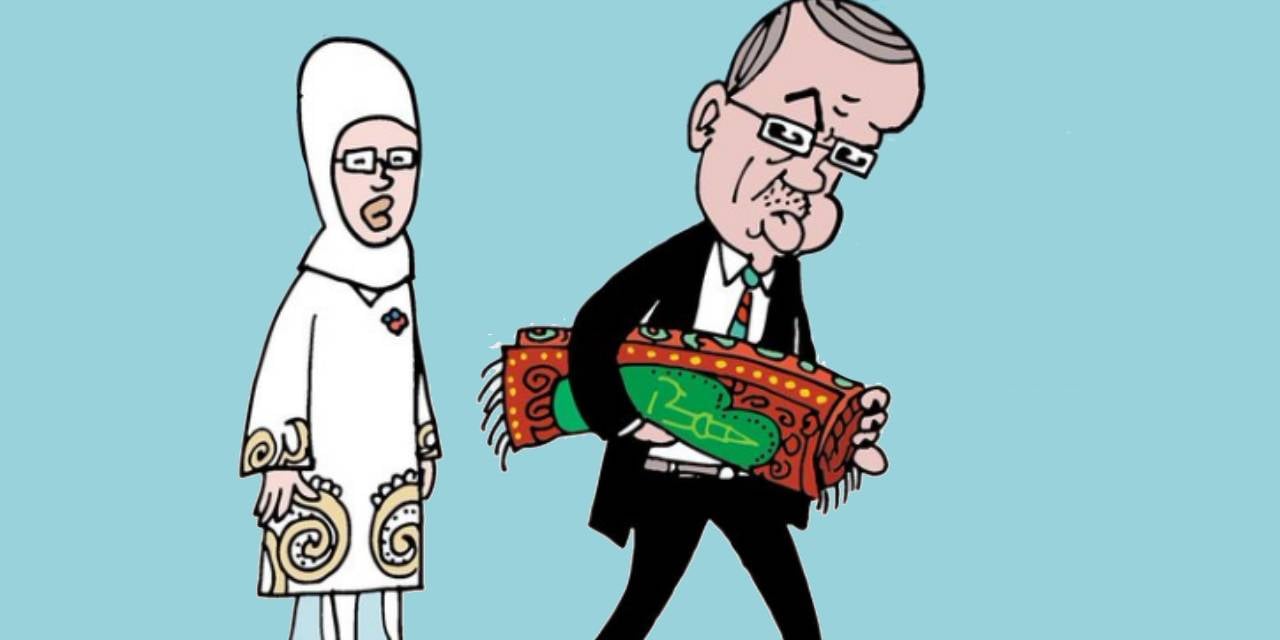 LeMan’dan ‘seccade’li Erdoğan kapağı