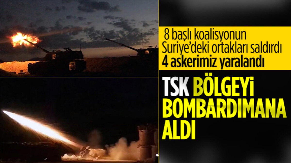 MSB duyurdu: 4 asker yaralandı! Terör hedefleri Mehmetçik tarafından vuruluyor