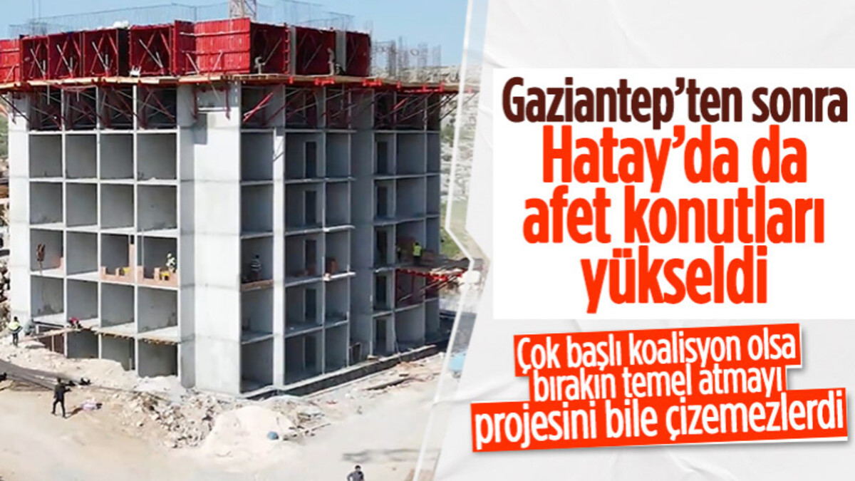 Murat Kurum Hatay’da afet konutlarının son durumunu paylaştı