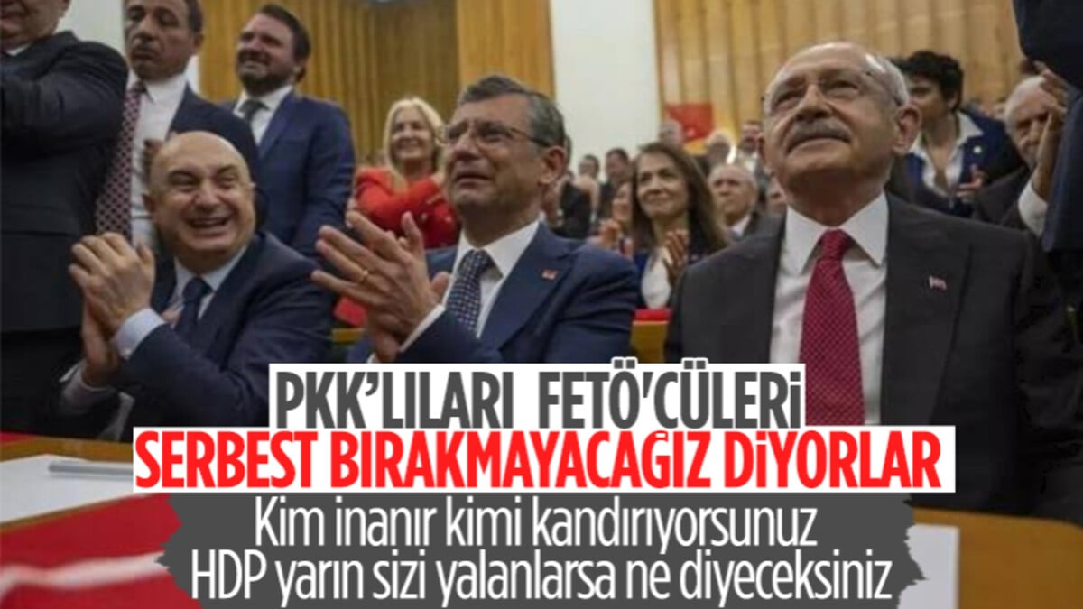 Özgür Özel: PKK’lıları, FETÖ’cüleri serbest bırakmayacağız