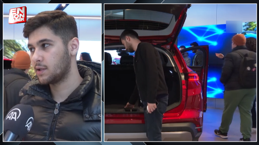 Togg deneyim merkezine vatandaşlardan yoğun ilgi