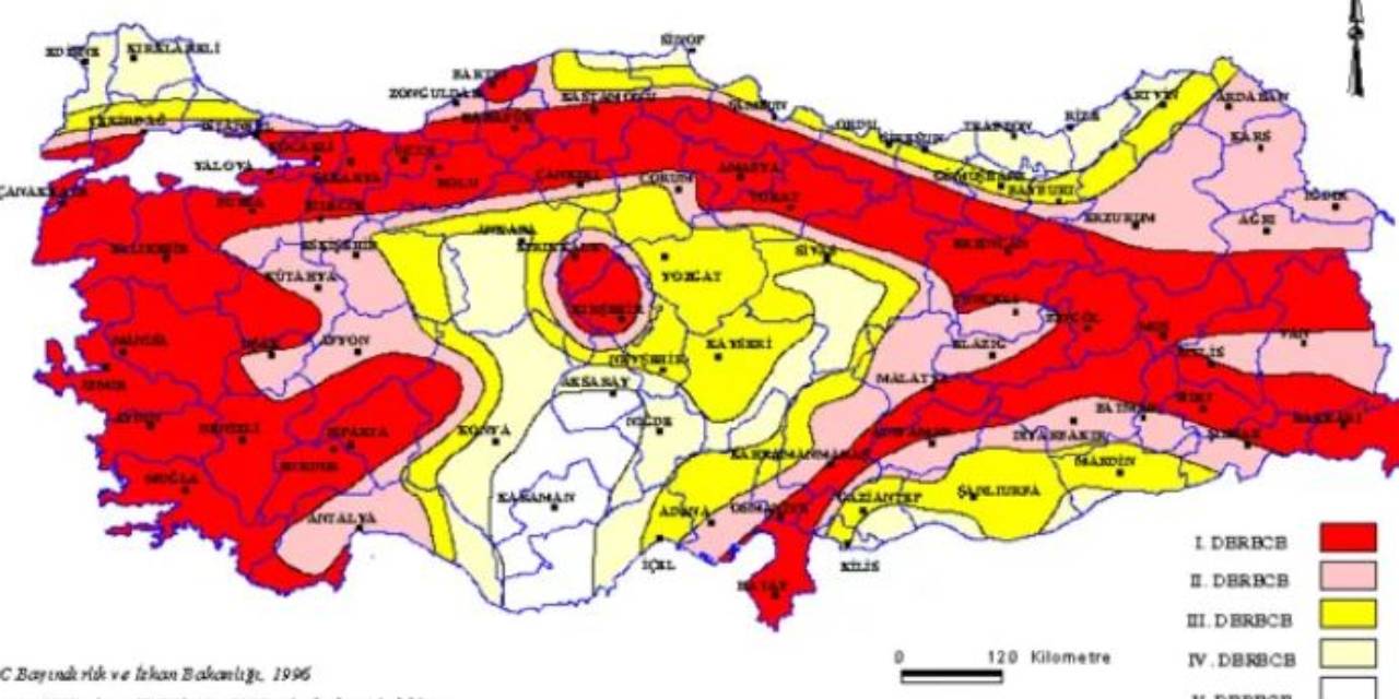Türkiye’nin Diri Fay Hattı Haritası Çıkarıldı. Diri Faylar Hangi İllerden Geçiyor? Sorgulama Yapıp Evinizin Durumunu Öğrenin