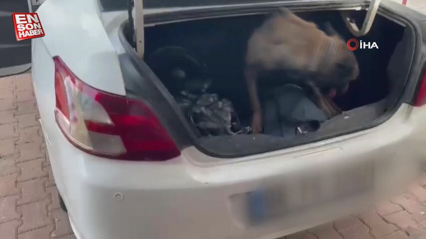 Adana’da aracın ses sisteminden kilolarca esrar çıktı