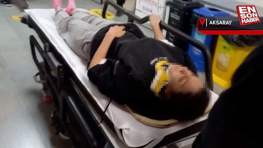 Aksaray’da çarşafla yurttan kaçma girişiminin sonu hastanede bitti