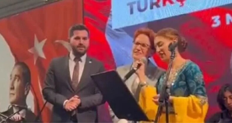 Akşener, Selanik Türküsünü seslendirdi