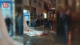 Ankara’da bayrak asma kavgası