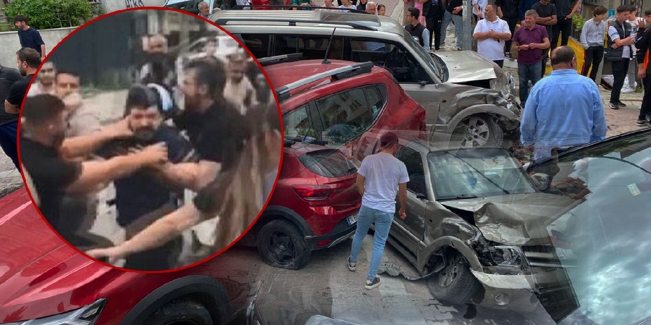 Avcılar’da 14 araca çarpan alkollü sürücüyü çevredekiler darbetti