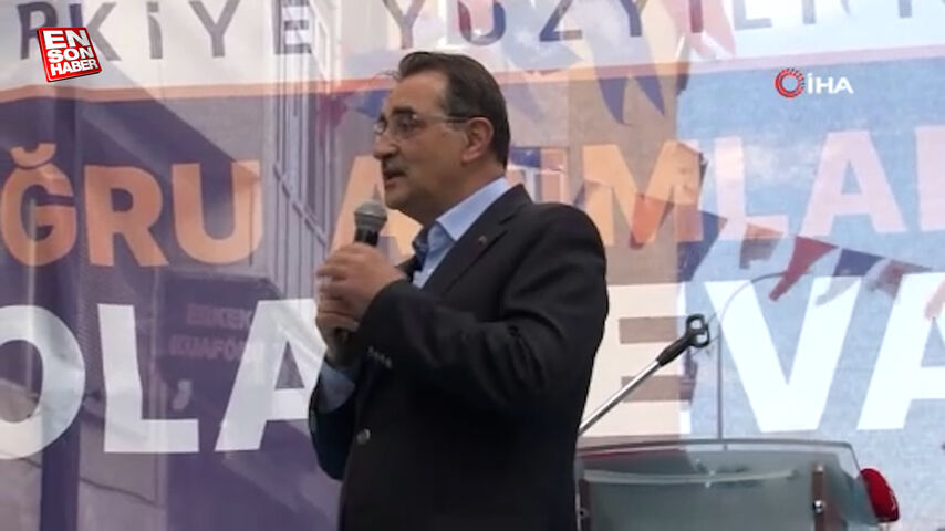 Bakan Dönmez: Para dilenmeye gerek yok kaynak Anadolu’da, kaynak Karadeniz’de