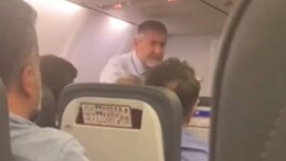 Bakan Nebati ile uçakta bekleyen yolcular arasındaki tartışmaya ait yeni görüntüler çıktı: Her zaman uçağa en son bakan biner