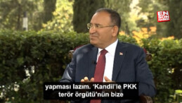 Bekir Bozdağ’dan Kemal Kılıçdaroğlu’na çağrı: Samimiyse PKK’yı reddetsin