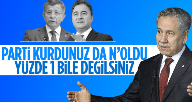 Bülent Arınç, AK Parti’den ayrılanları eleştirdi: Ben yaptım diyen arkadaşlar şimdi yüzde 1’i bile bulamıyor