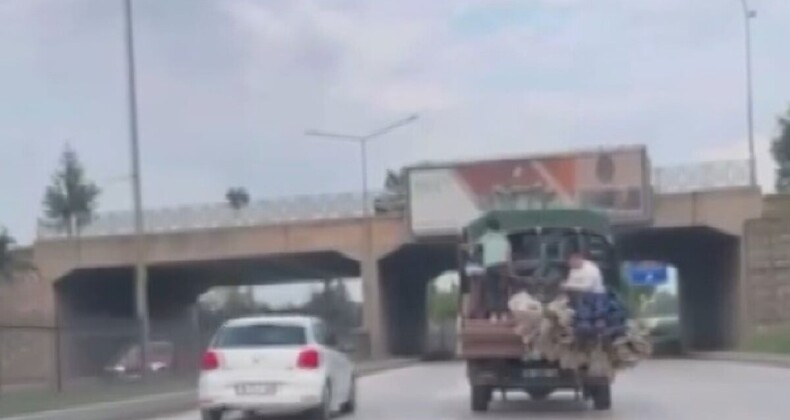 Bursa’da yapılan tehlikeli yolculuklar kamerada! Gören şaşırdı kaldı