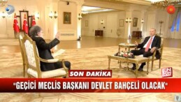 Cumhurbaşkanı Erdoğan: Devlet Bahçeli geçici Meclis Başkanı olacak