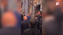 Cumhurbaşkanı Erdoğan Eyüpsultan Camii’nde