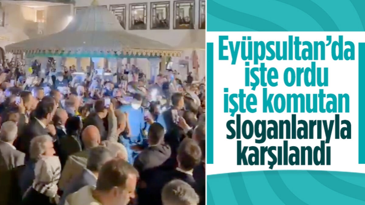 Cumhurbaşkanı Erdoğan’a Eyüp Sultan Cami’nde sevgi seli